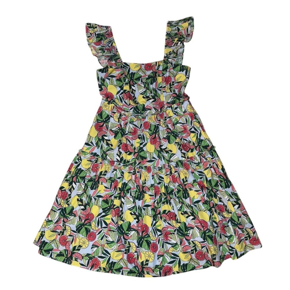 Eliza J Women's 6 Fruit Print Fit & Flare Knee Length Dress‎ Multicolor